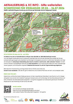 Plakat Adlerschutzzone Priental