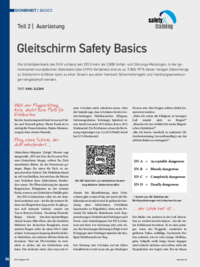 Artikel Gleitschirm Safety Basics Teil 2