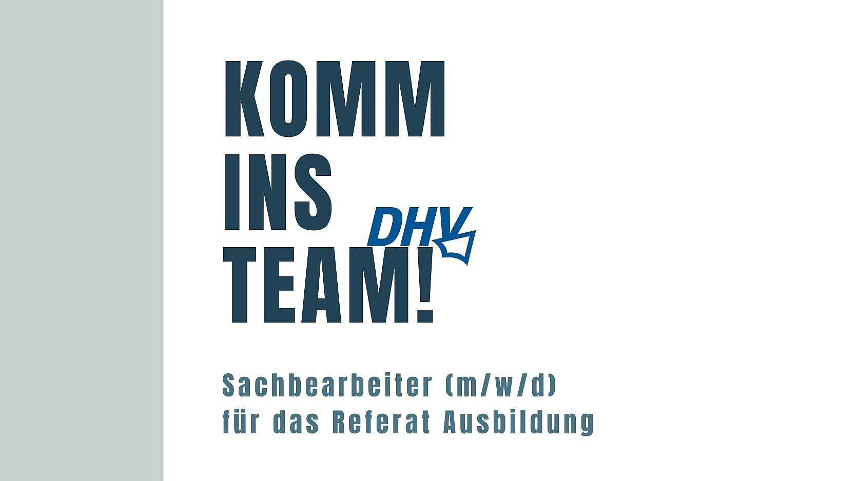 Ausschreibung Ausbildung