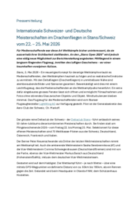 Pressemitteilung StansOpen