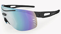 Blau verspiegelte Sport-Sonnenbrille