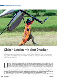 Sicher landen mit dem Drachen