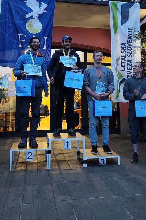 Sieger der Flexiklasse: Marco Laurenzi, Benedikt Braun, Saulius Guobuzas