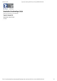 Ergebnis Ligadurchgang 6