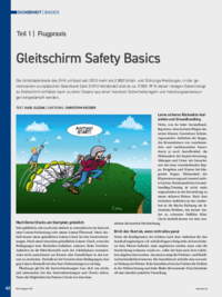 DHVmagazin Artikel Gleitschirm Safety Basics Teil 1