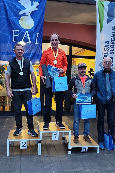 Sieger der Starrflügel-Wertung: Jochen Zeyher, Norbert Kirchner, Markus Baisch