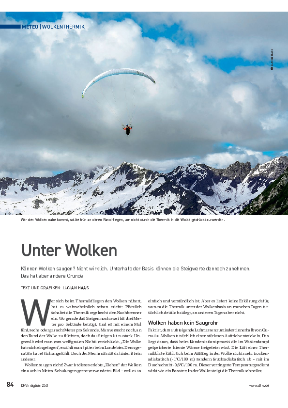 Unter Wolken