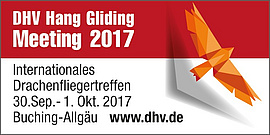 DHV Hang Gliding Meeting 2017 30.09.-01.10.2017 Buching/Allgäu